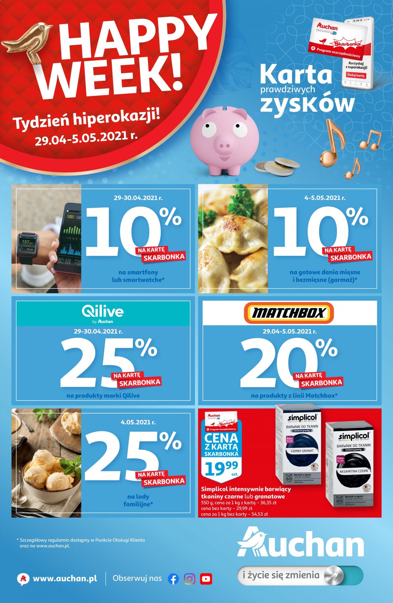 Gazetka Auchan - 29.04.2021 - 5.05.2021. Strona 1