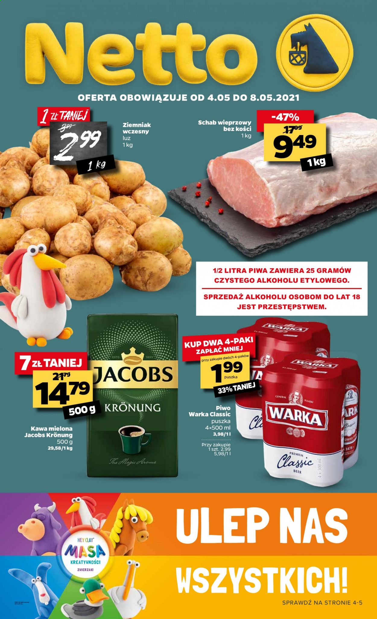 Gazetka Netto - 4.05.2021 - 8.05.2021. Strona 1