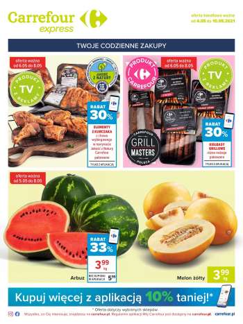 Gazetka Carrefour Express - 4.5.2021 - 10.5.2021.