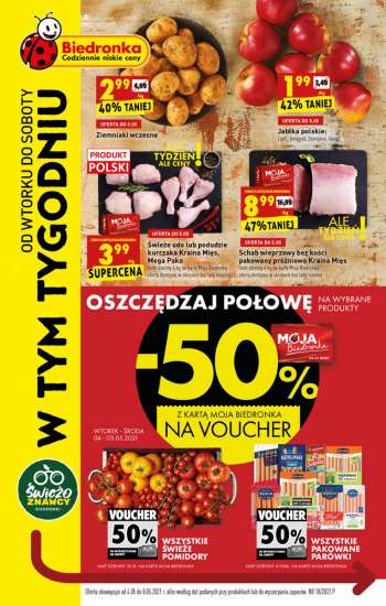Gazetka Biedronka - 4.5.2021 - 8.5.2021.