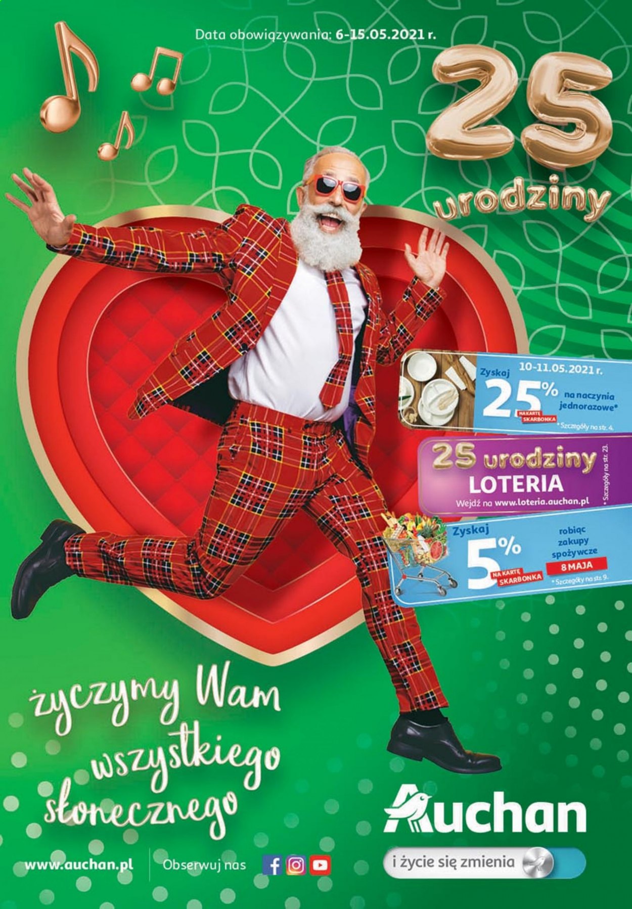 Gazetka Auchan - 6.05.2021 - 15.05.2021. Strona 1