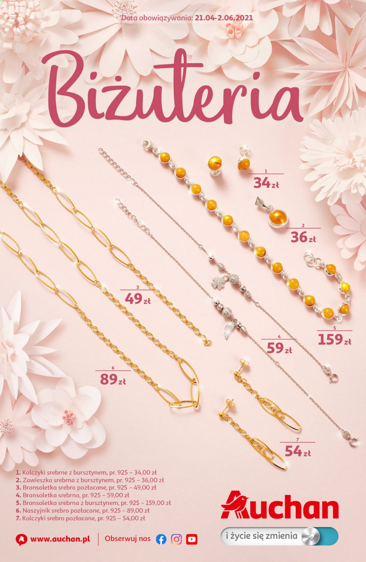 Gazetka Auchan - 21.04.2021 - 2.06.2021. Strona 1