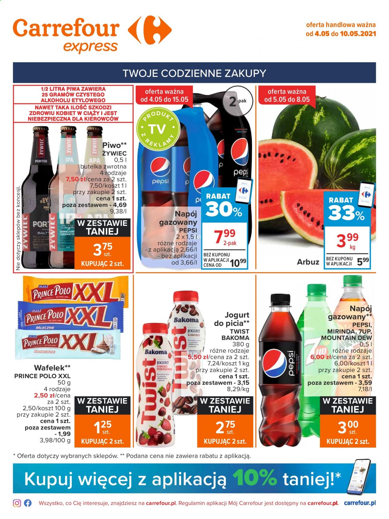 Gazetka Carrefour Express - 4.05.2021 - 10.05.2021. Strona 1