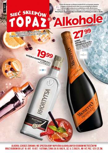 Gazetka Topaz - 2.5.2021 - 31.5.2021.