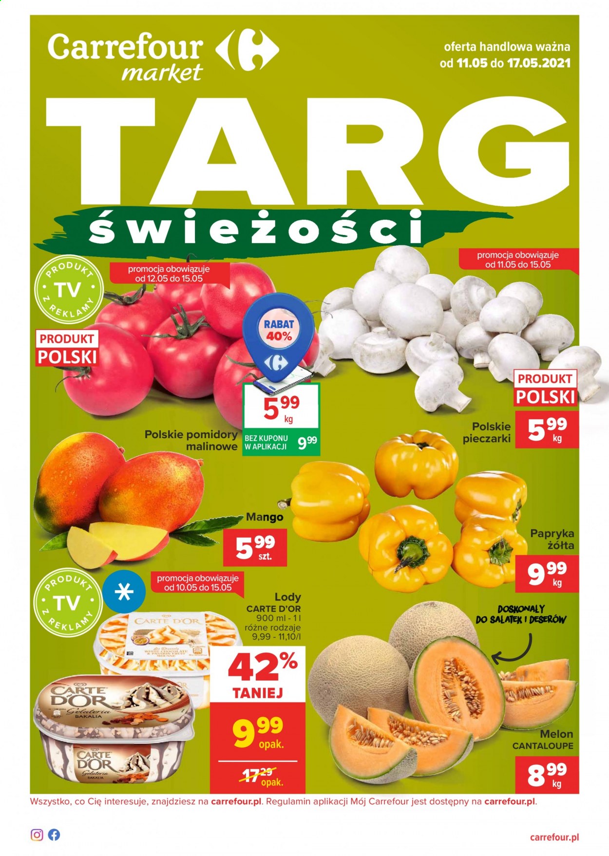 Gazetka Carrefour Market - 11.05.2021 - 17.05.2021. Strona 1