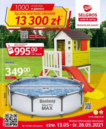 Gazetka Selgros - 13.5.2021 - 26.5.2021.