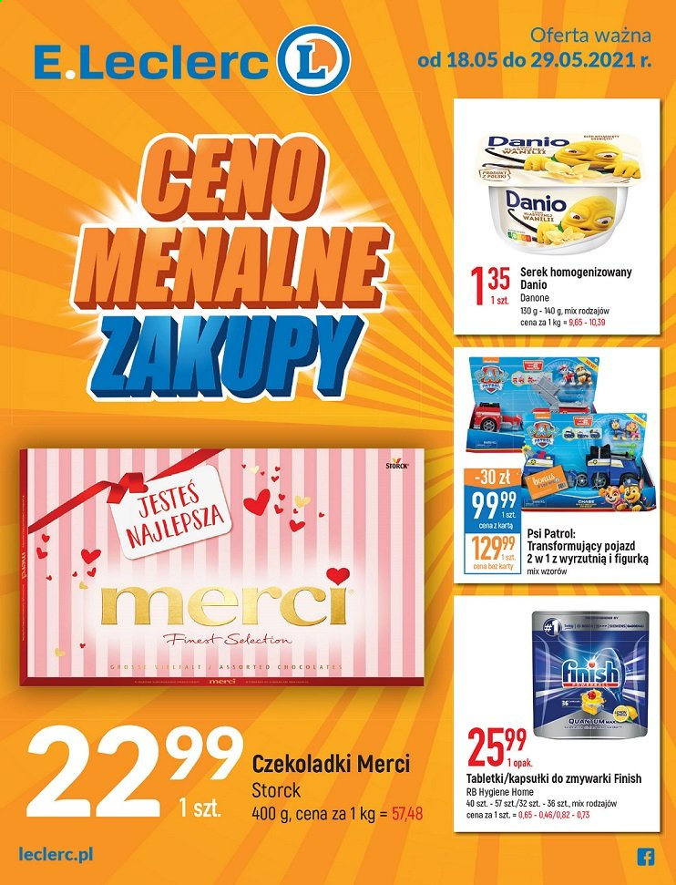Gazetka E.Leclerc - 18.05.2021 - 29.05.2021. Strona 1