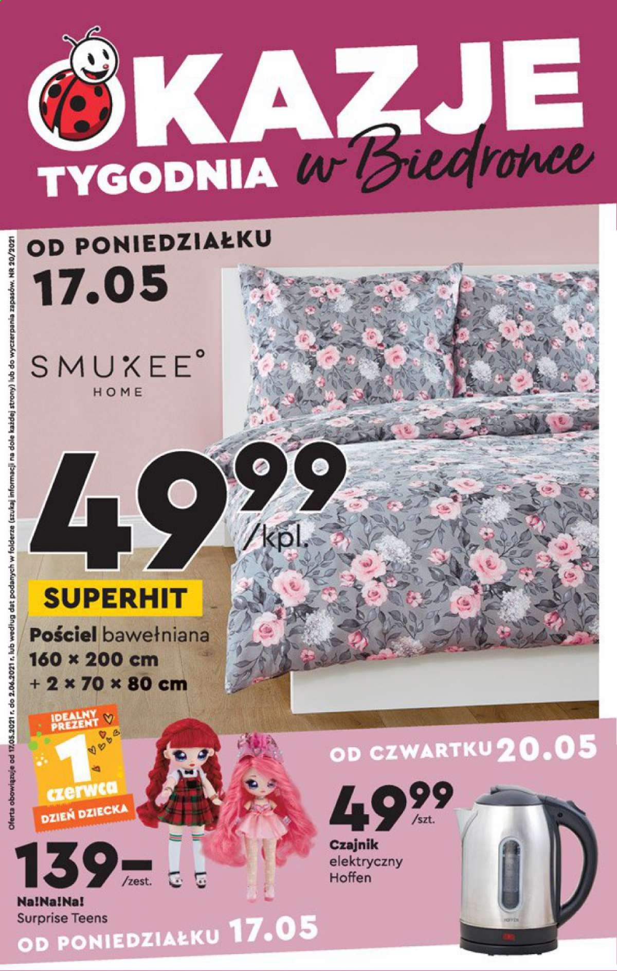 Gazetka Biedronka - 17.05.2021 - 2.06.2021. Strona 1