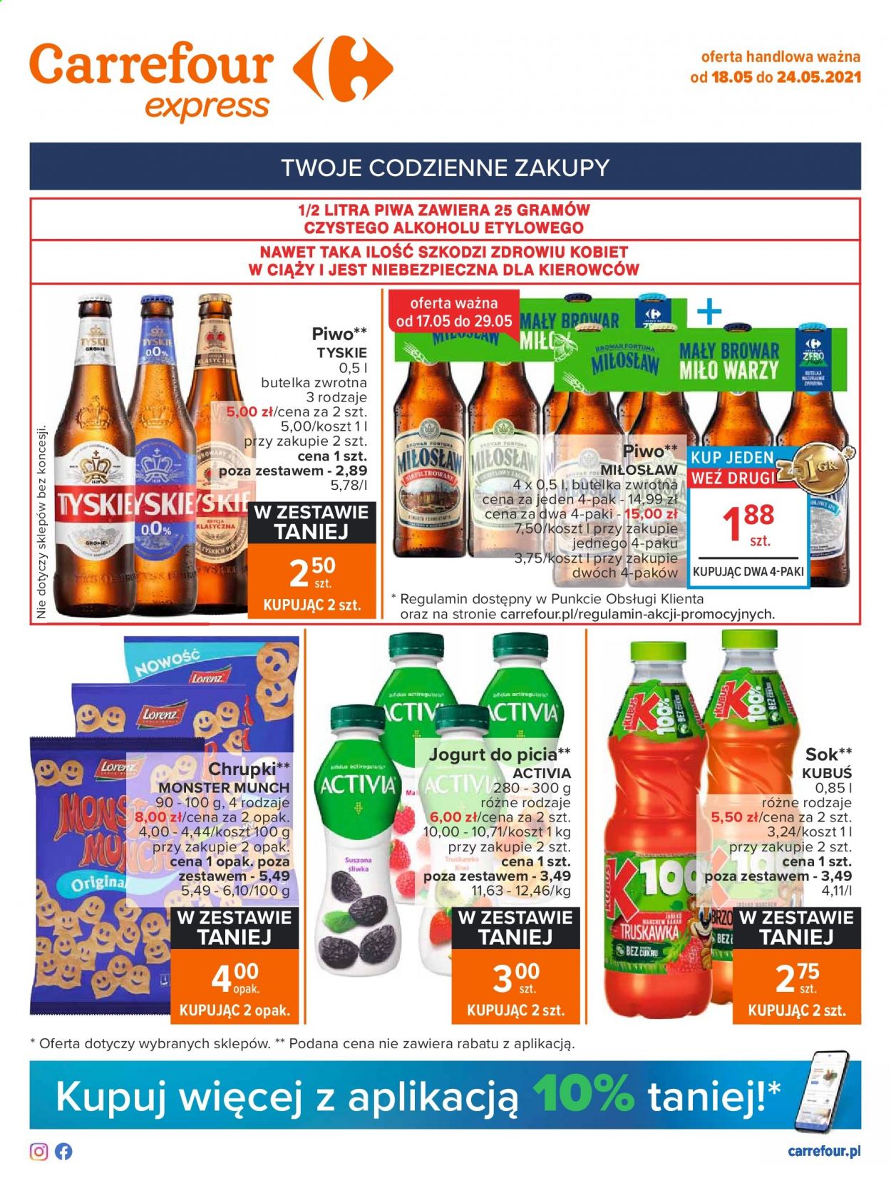 Gazetka Carrefour Express - 18.05.2021 - 24.05.2021. Strona 1