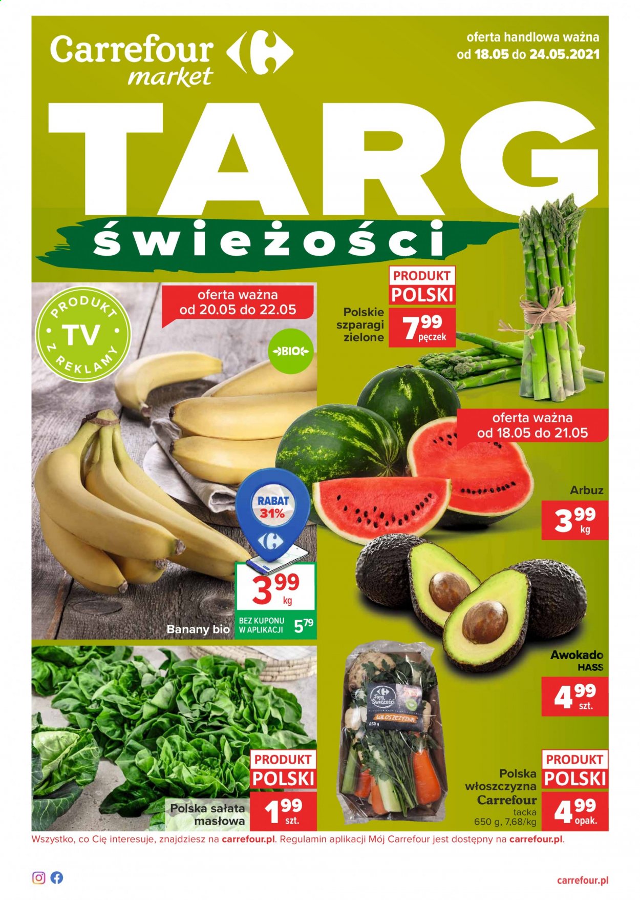 Gazetka Carrefour Market - 18.05.2021 - 24.05.2021. Strona 1