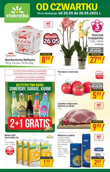 Gazetka Stokrotka Supermarket - 20.5.2021 - 26.5.2021.