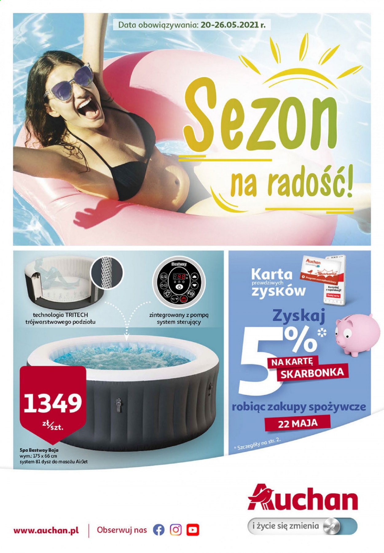 Gazetka Auchan - 20.05.2021 - 26.05.2021. Strona 1