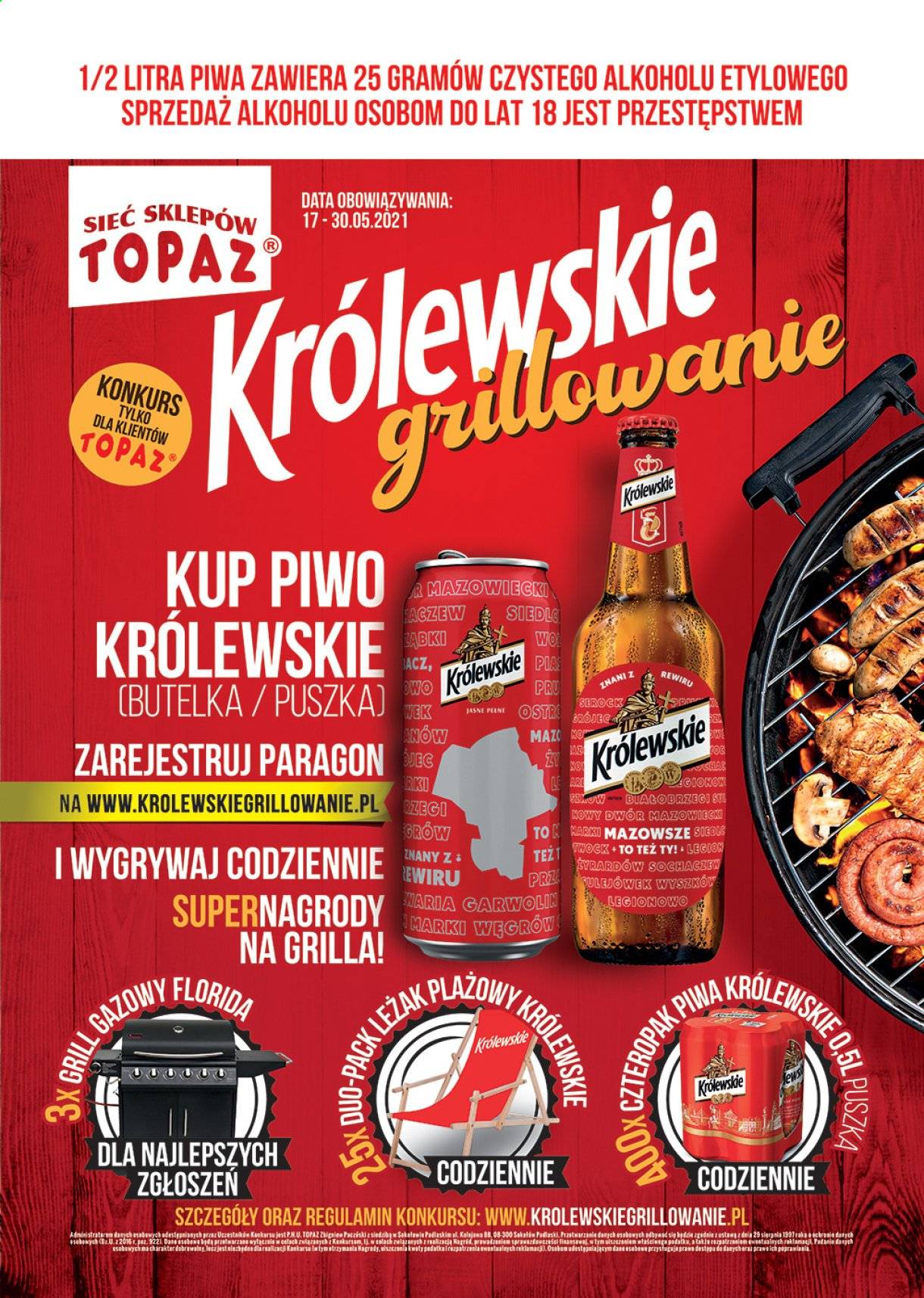 Gazetka Topaz - 17.05.2021 - 30.05.2021. Strona 1