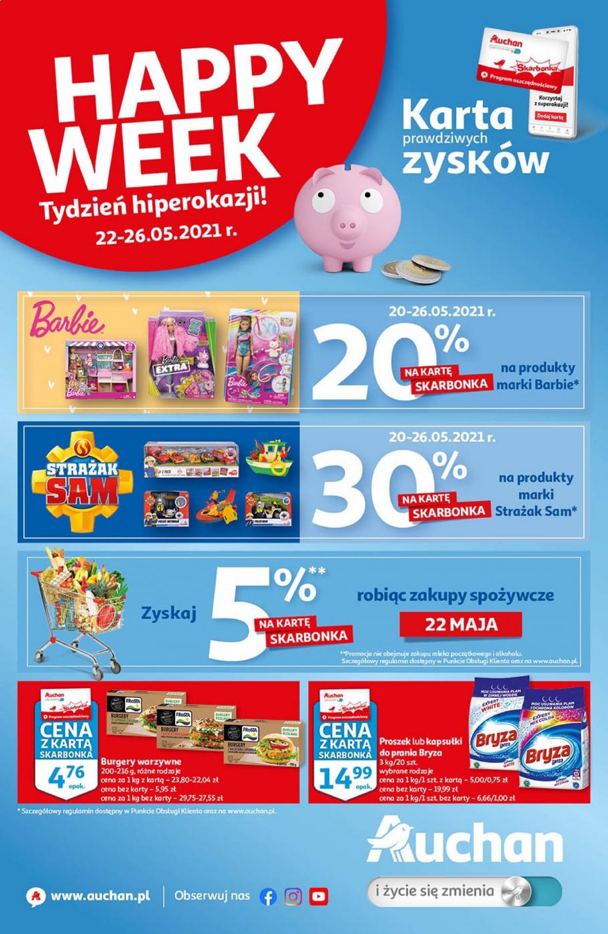 Gazetka Auchan - 22.05.2021 - 26.05.2021. Strona 1