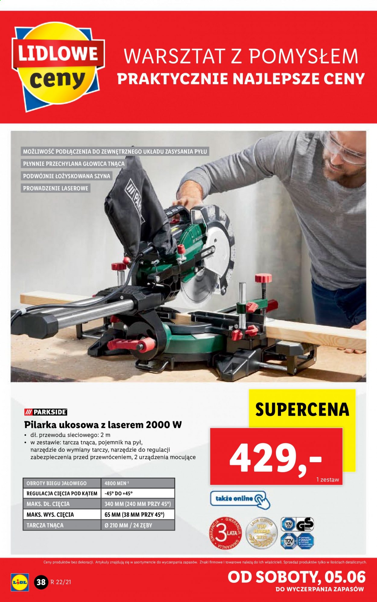 Gazetka Lidl - 31.05.2021 - 5.06.2021. Strona 38