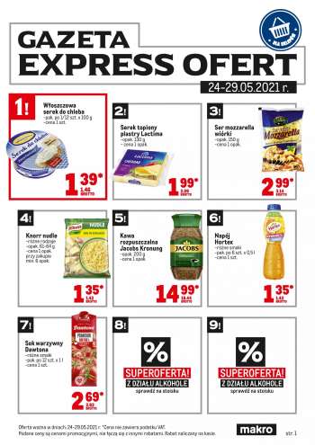 Gazetka Makro - 24.5.2021 - 29.5.2021.