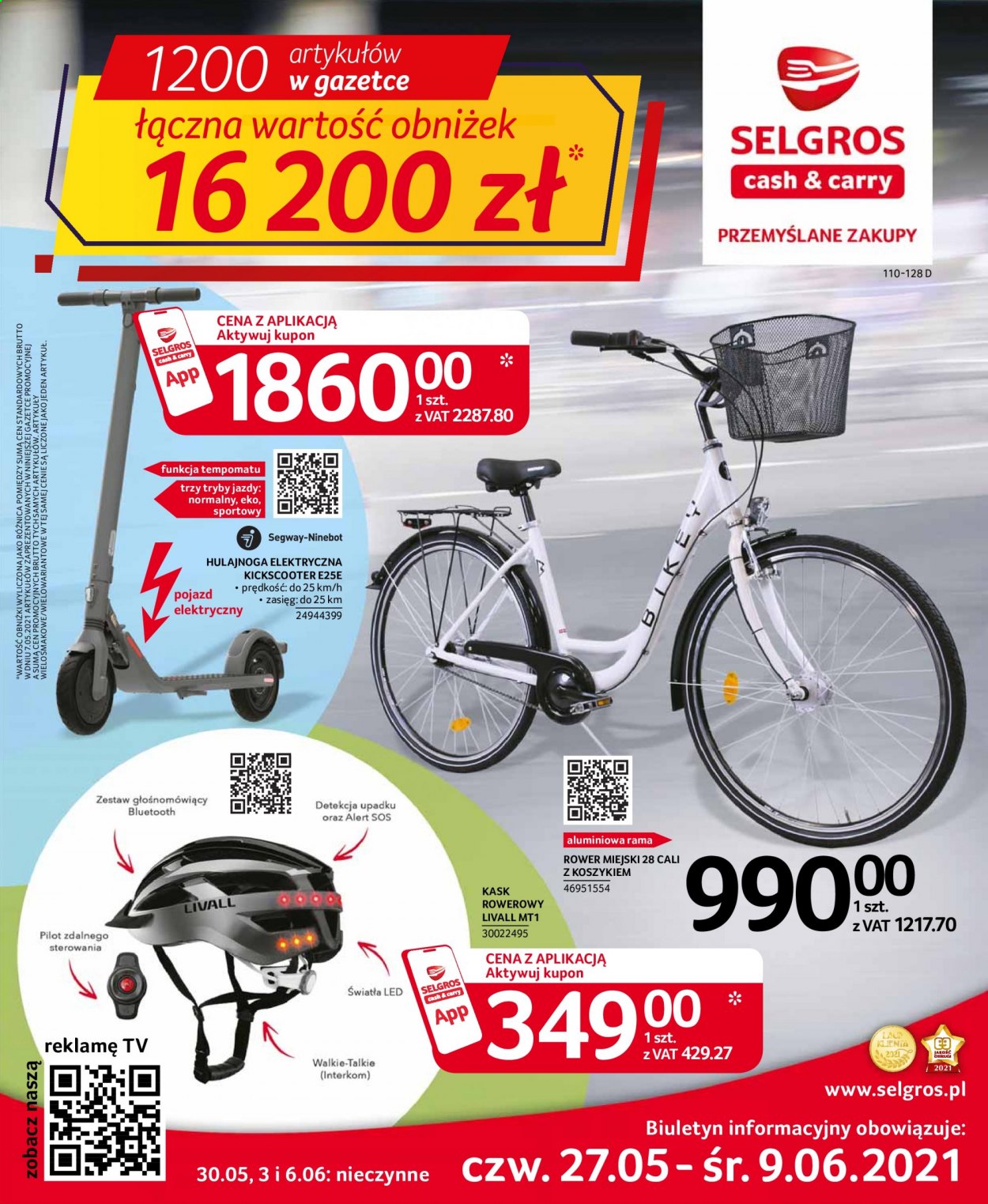 Gazetka Selgros - 27.05.2021 - 9.06.2021. Strona 1