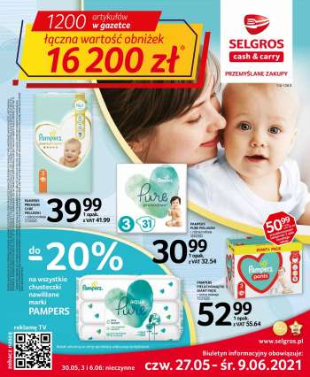 Gazetka Selgros - 27.5.2021 - 9.6.2021.