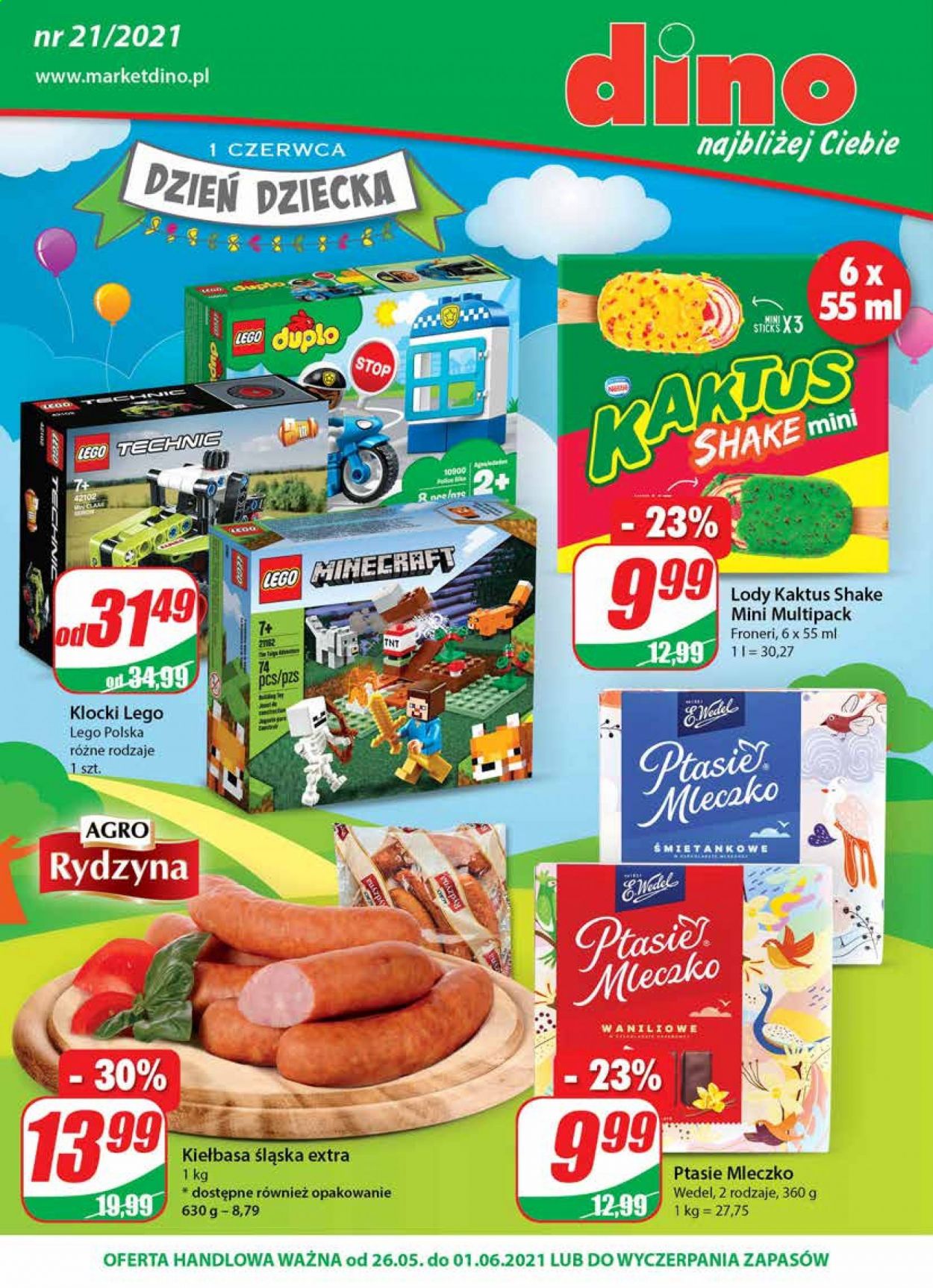 Gazetka Dino - 26.05.2021 - 1.06.2021. Strona 1