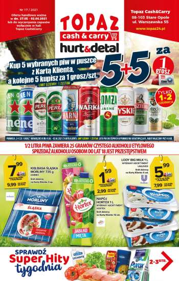 Gazetka Topaz Cash&Carry - 27.5.2021 - 2.6.2021.
