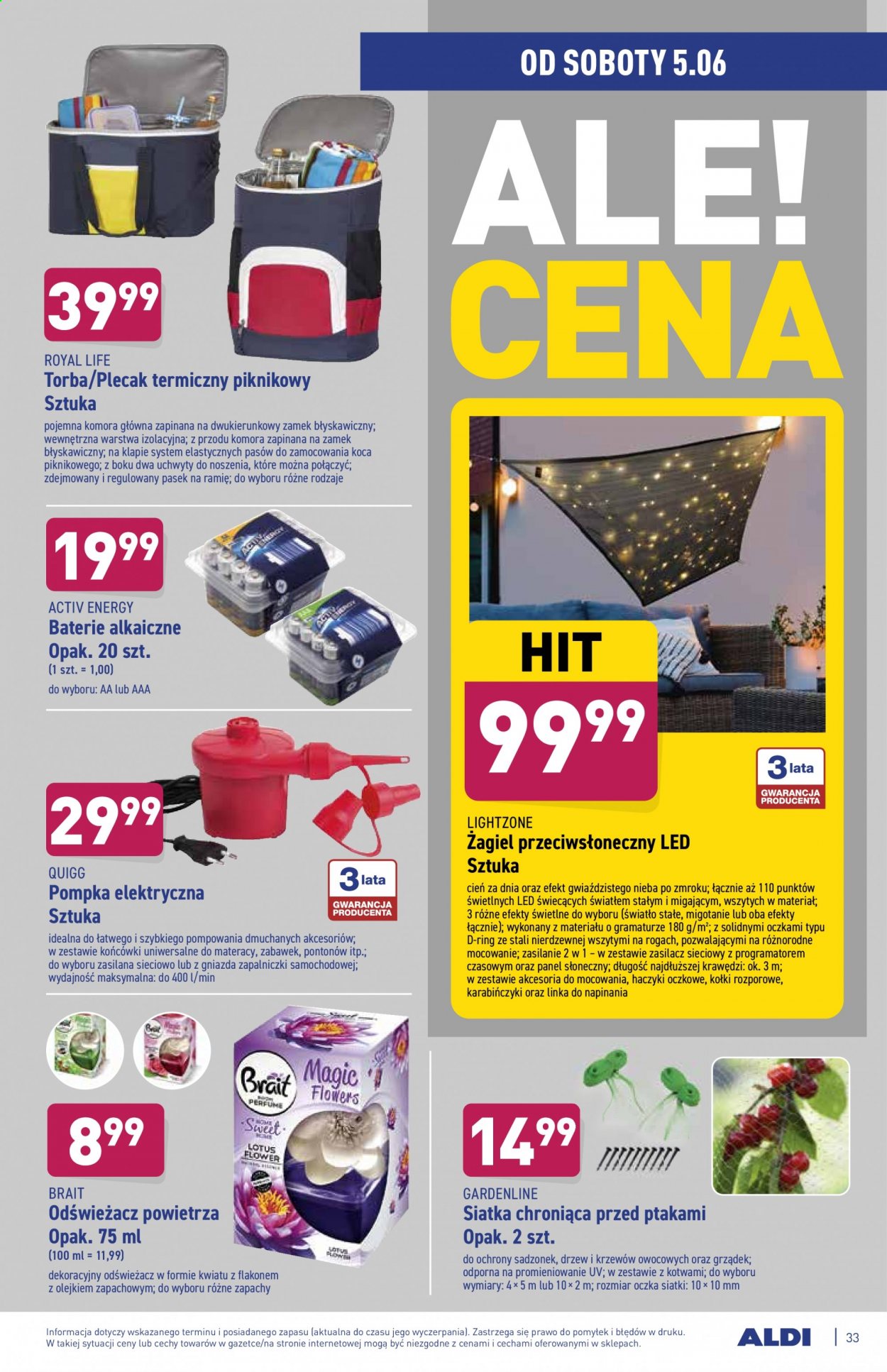 Gazetka ALDI - 31.05.2021 - 5.06.2021. Strona 33
