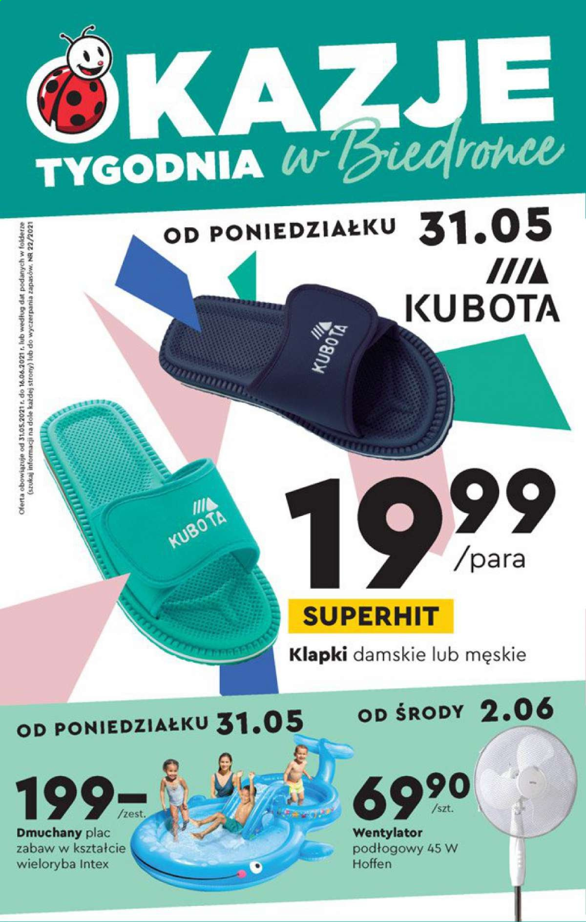 Gazetka Biedronka - 31.05.2021 - 16.06.2021. Strona 1