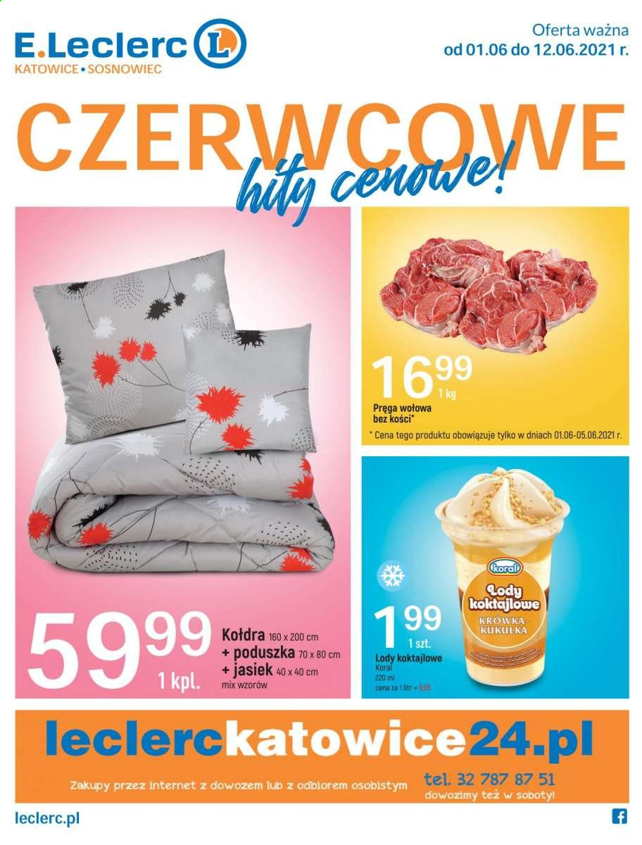 Gazetka E.Leclerc - 1.06.2021 - 12.06.2021. Strona 1