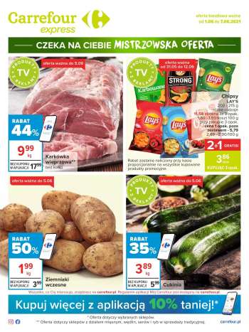 Gazetka Carrefour Express - 1.6.2021 - 7.6.2021.