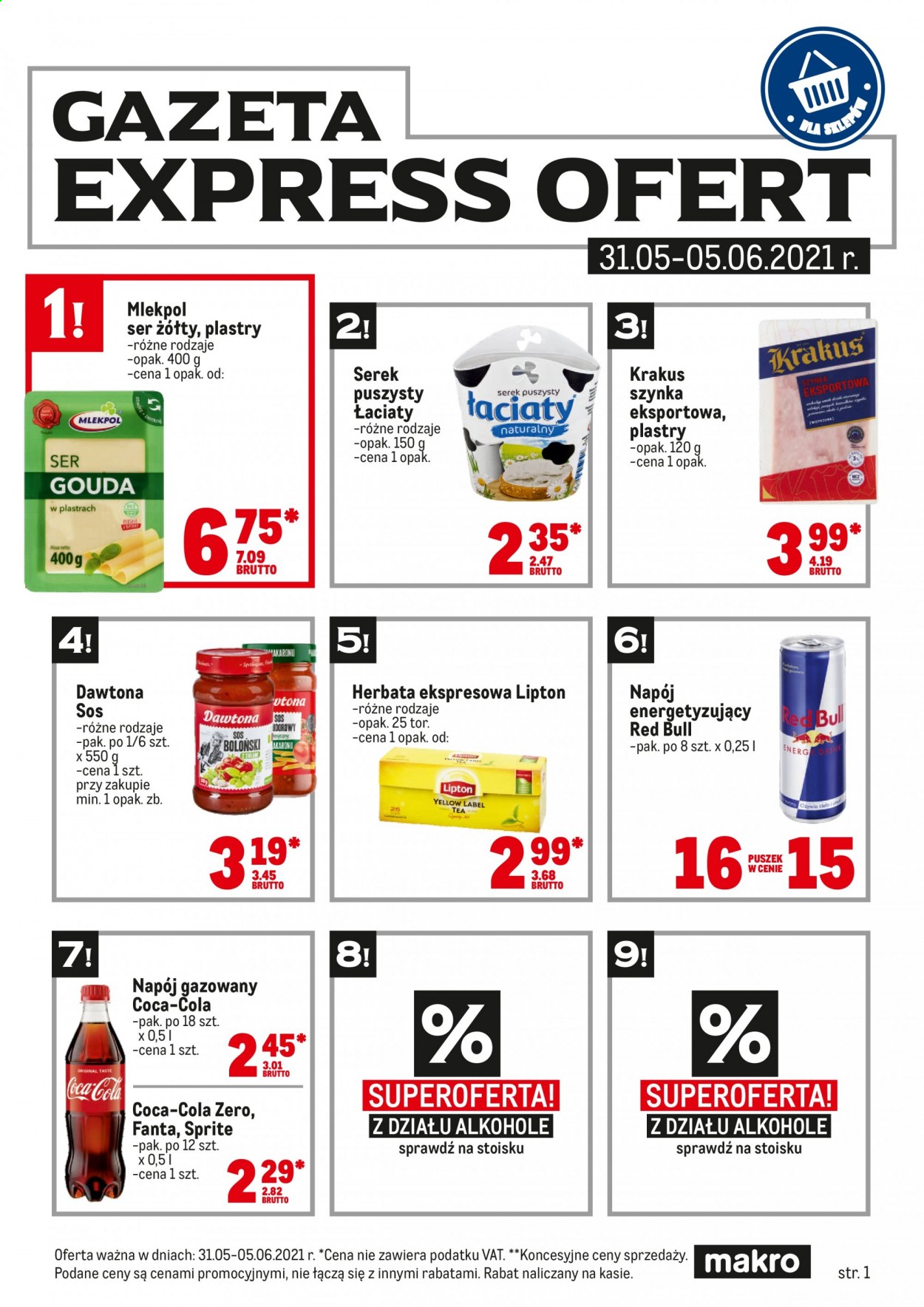 Gazetka Makro - 31.05.2021 - 5.06.2021. Strona 1