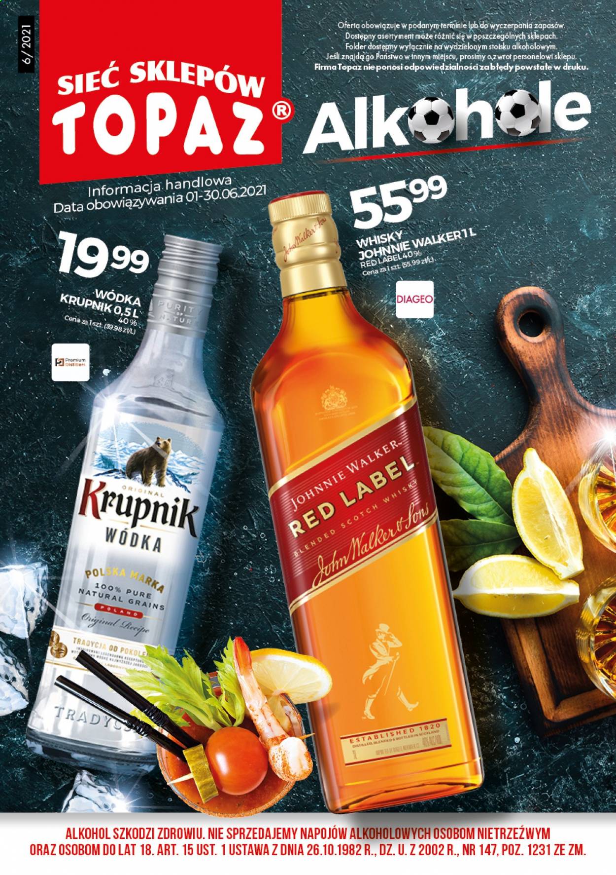 Gazetka Topaz - 1.06.2021 - 30.06.2021. Strona 1