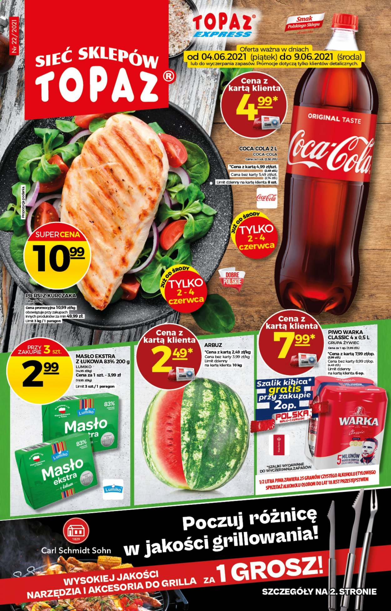 Gazetka Topaz - 4.06.2021 - 9.06.2021. Strona 1