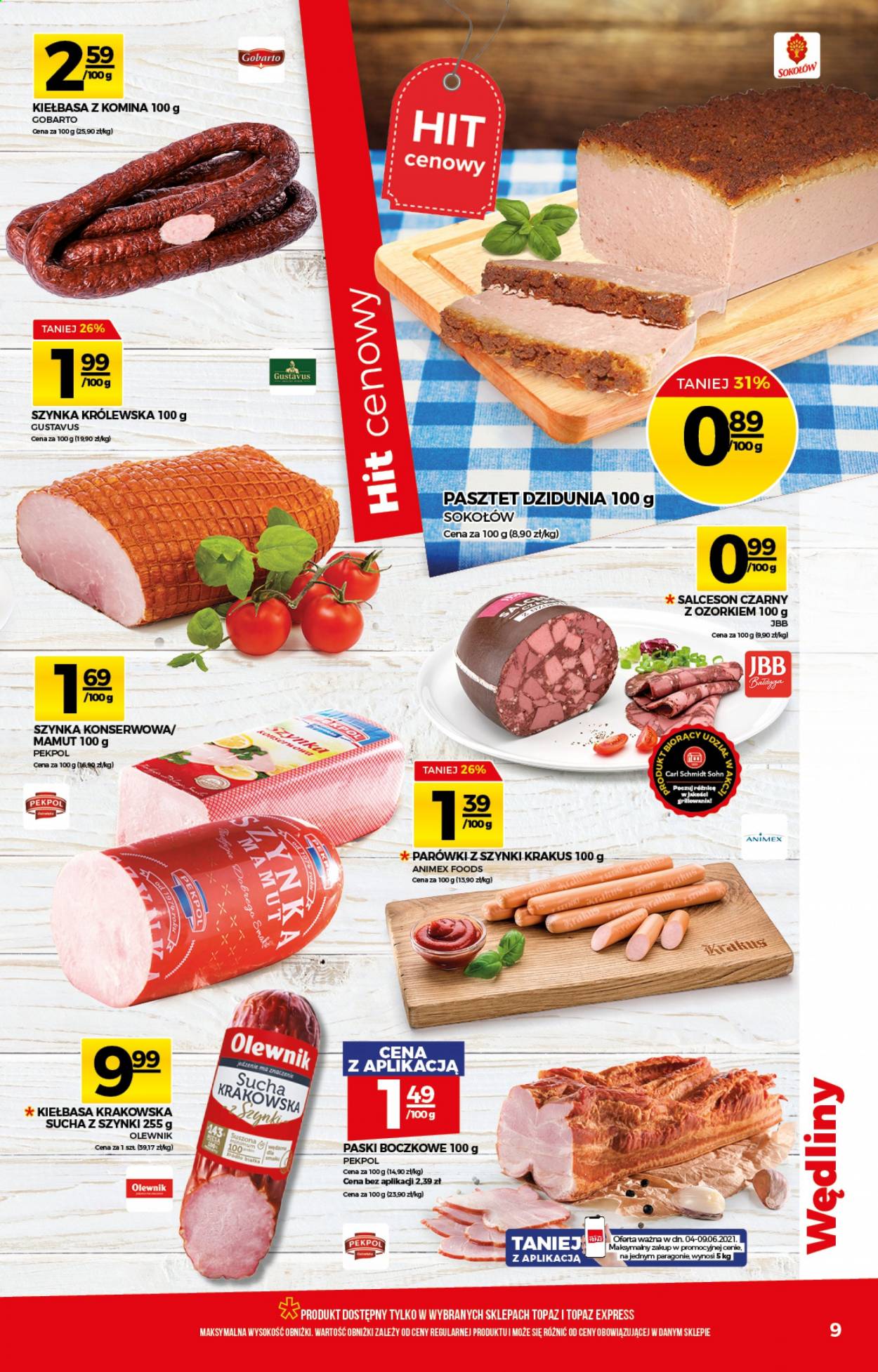 Gazetka Topaz - 4.06.2021 - 9.06.2021. Strona 9