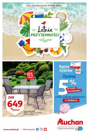 Gazetka Auchan - 4.6.2021 - 9.6.2021.