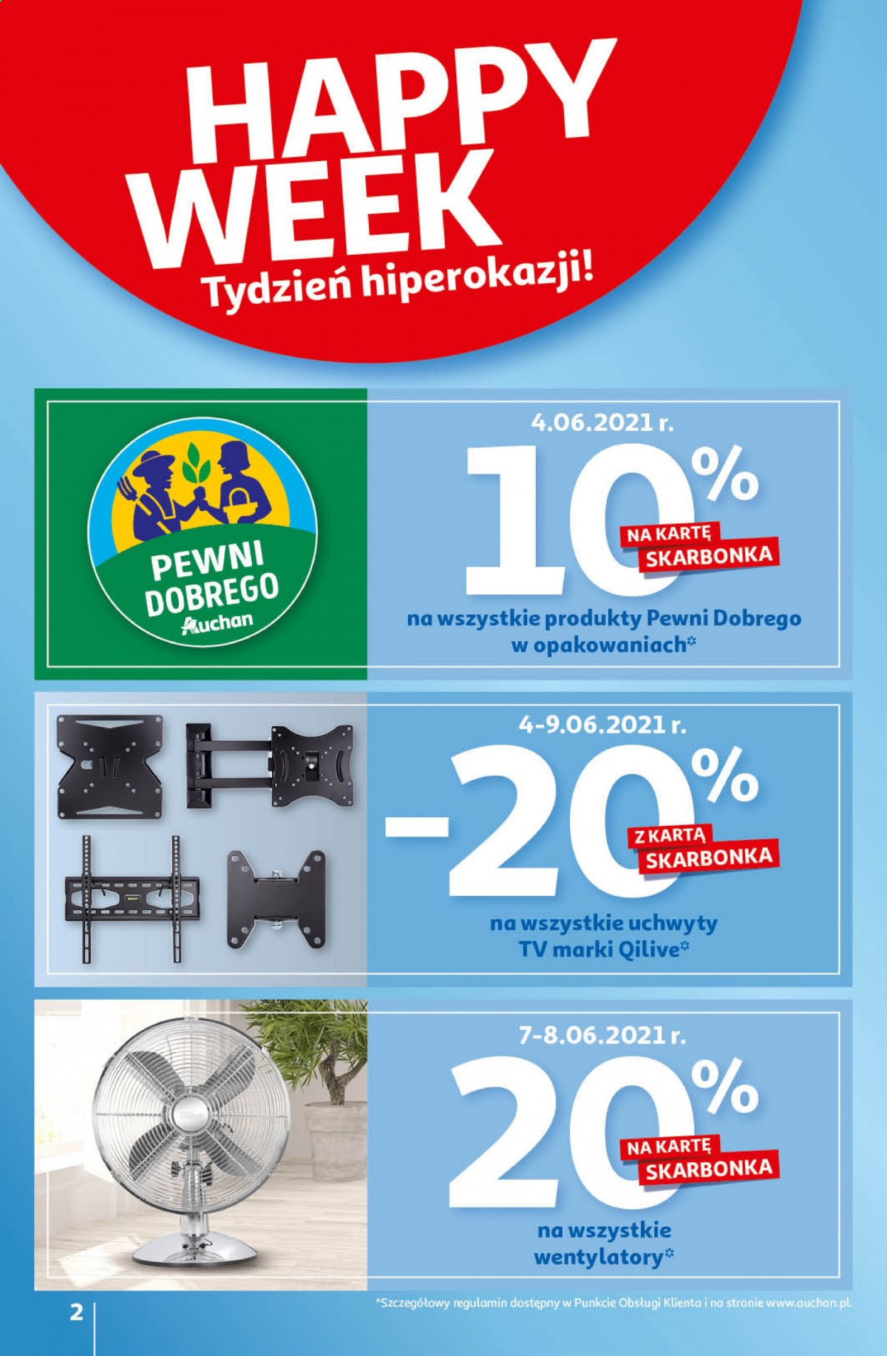 Gazetka Auchan - 4.06.2021 - 9.06.2021. Strona 2