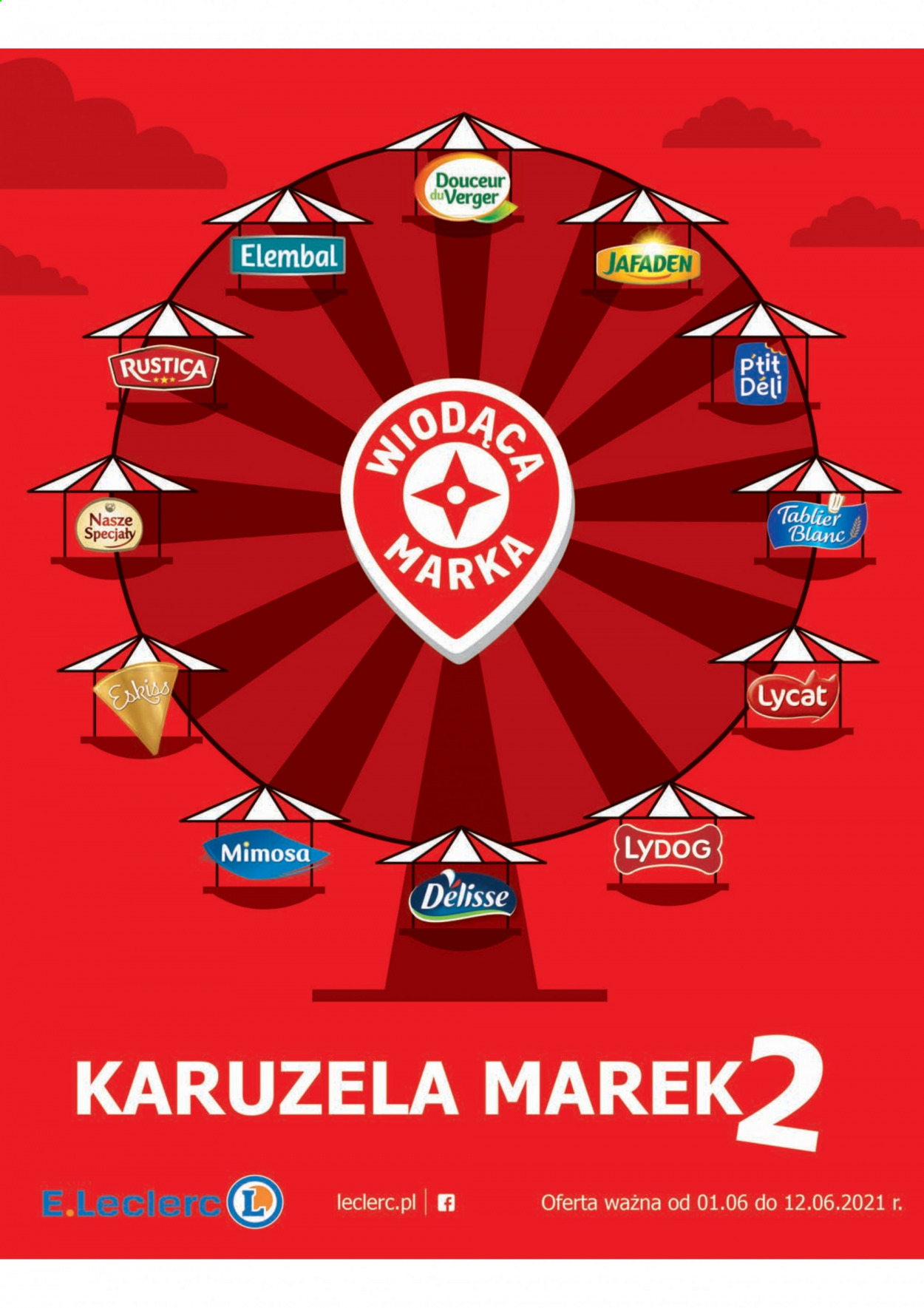 Leták E.Leclerc - 1.6.2021 - 12.6.2021. Strana 1