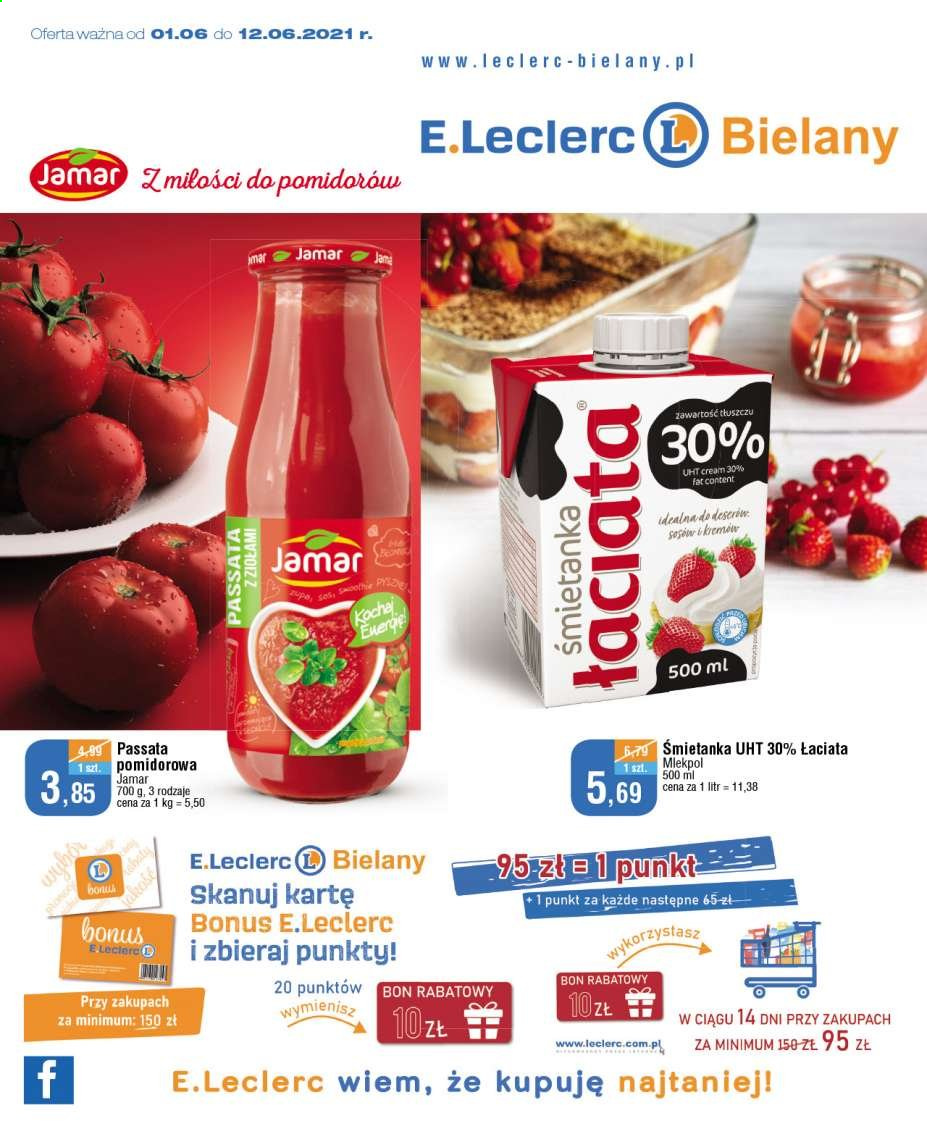 Gazetka E.Leclerc - 1.06.2021 - 12.06.2021. Strona 1