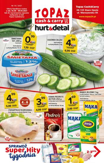 Gazetka Topaz Cash&Carry - 4.6.2021 - 9.6.2021.