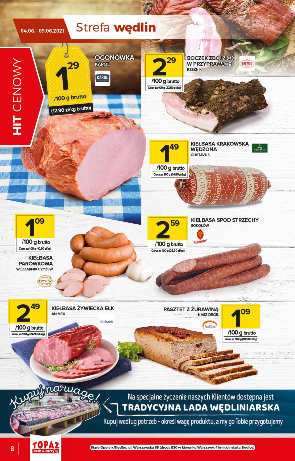 Leták Topaz Cash&Carry - 4.6.2021 - 9.6.2021. Strana 8