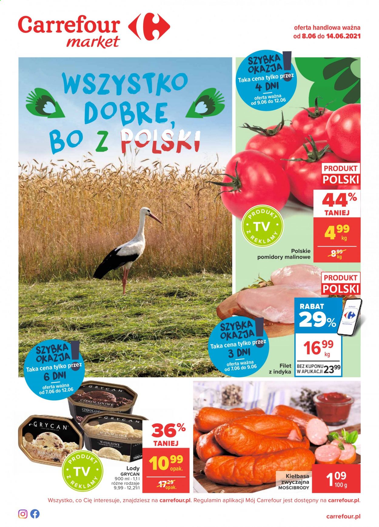 Gazetka Carrefour Market - 8.06.2021 - 14.06.2021. Strona 1