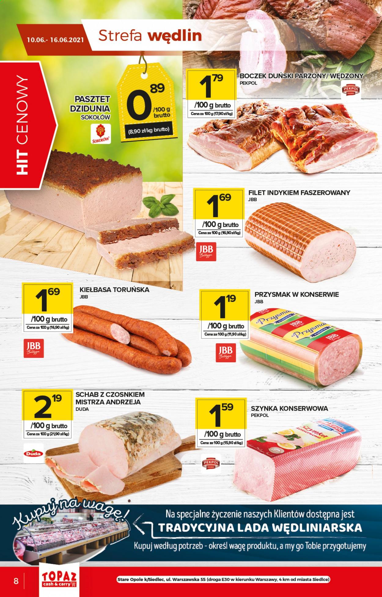 Leták Topaz Cash&Carry - 10.6.2021 - 16.6.2021. Strana 8
