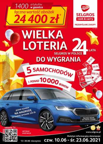 Gazetka Selgros - 10.6.2021 - 23.6.2021.