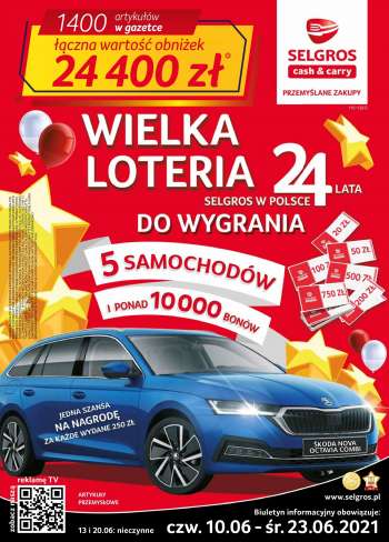 Gazetka Selgros - 10.6.2021 - 23.6.2021.