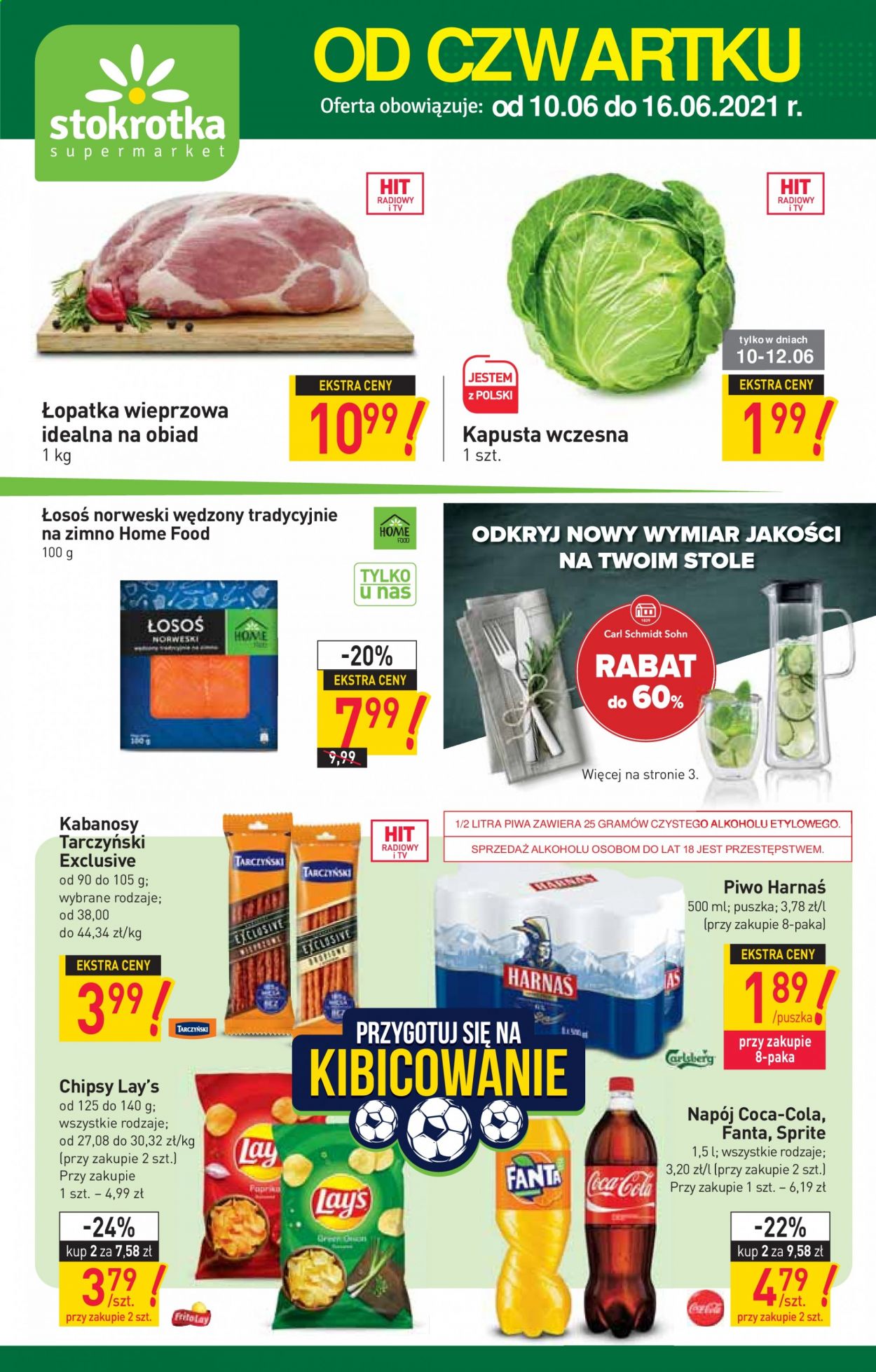 Gazetka Stokrotka Supermarket - 10.06.2021 - 16.06.2021. Strona 1