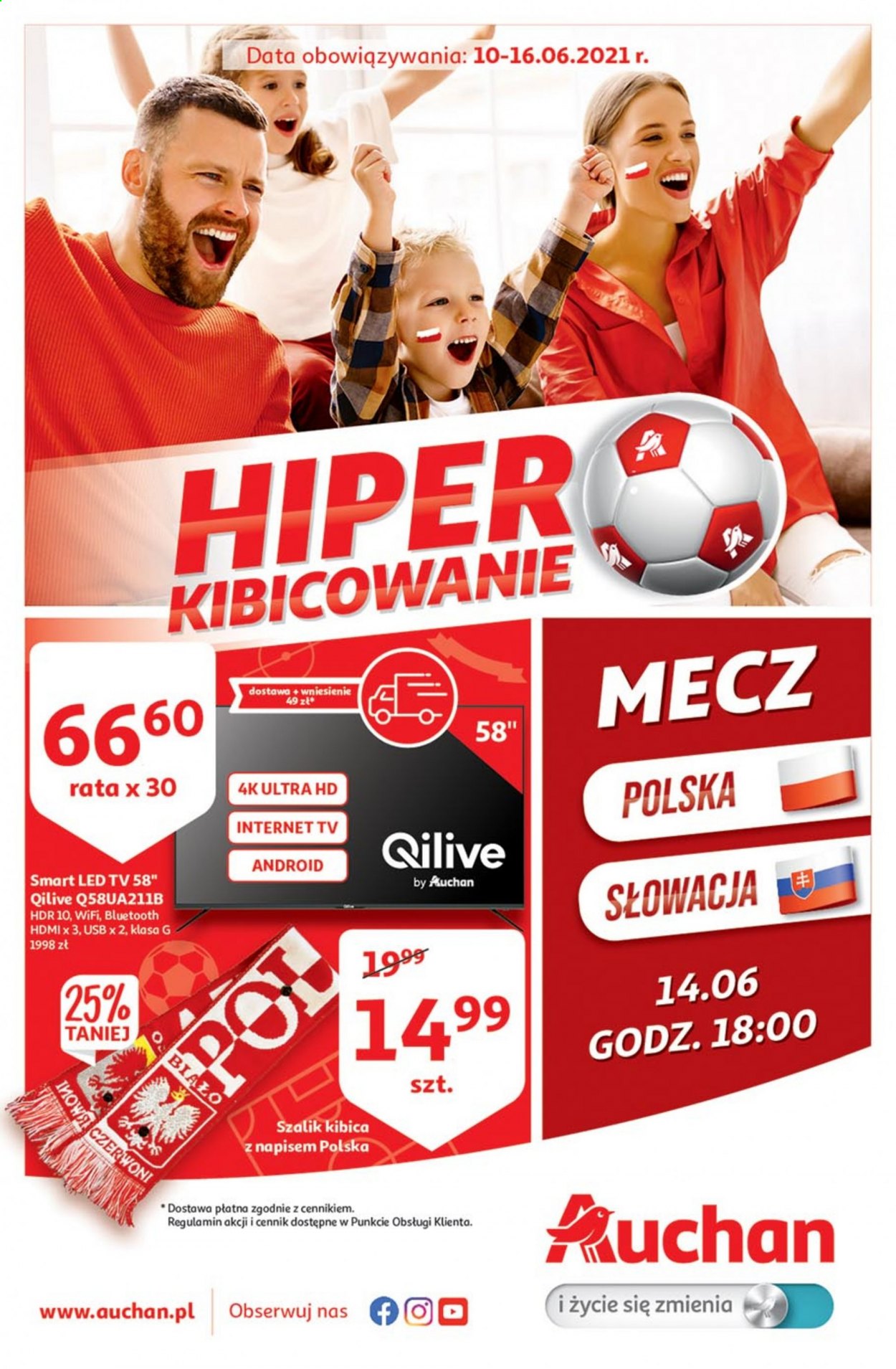 Gazetka Auchan - 10.06.2021 - 16.06.2021. Strona 1