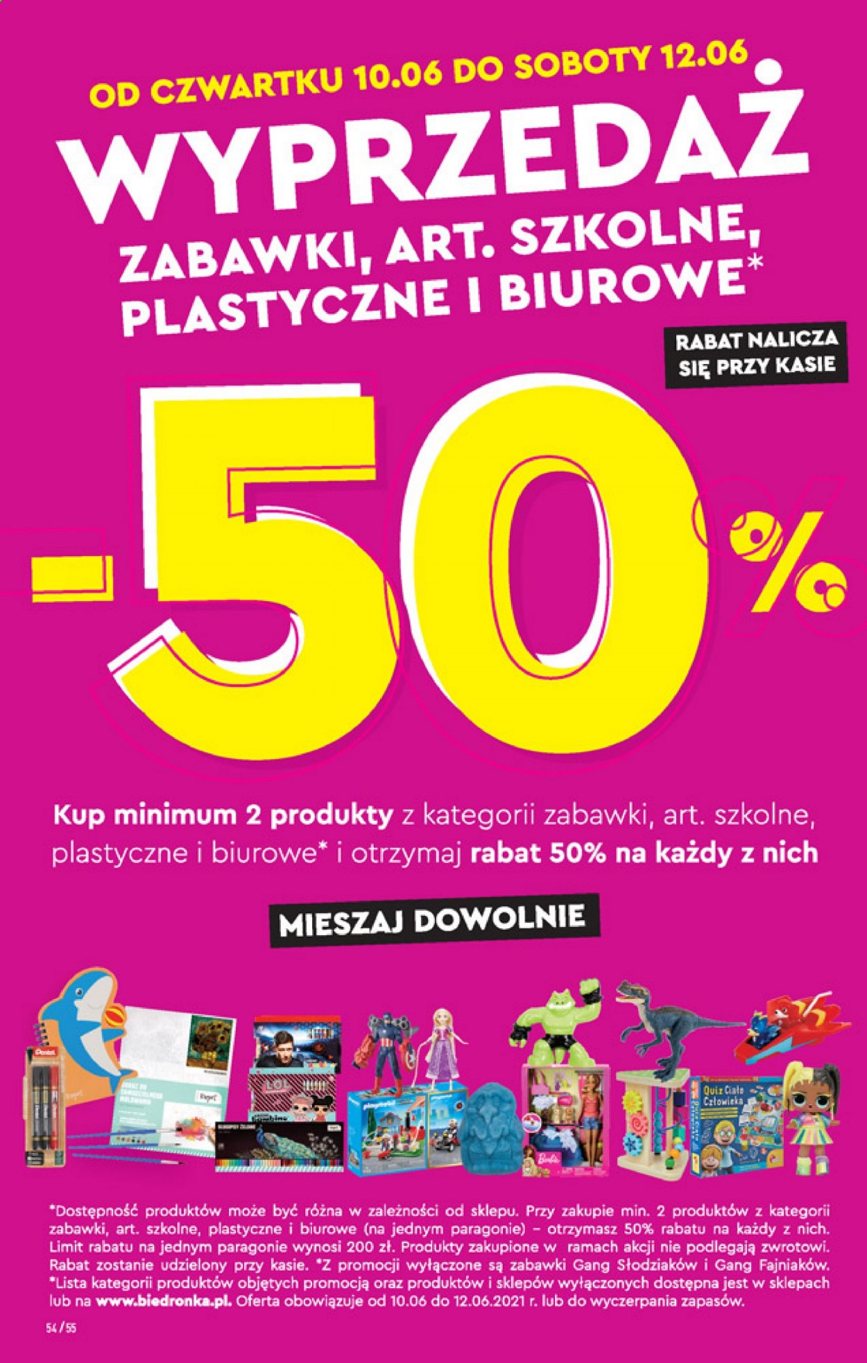Gazetka Biedronka - 10.06.2021 - 16.06.2021. Strona 54