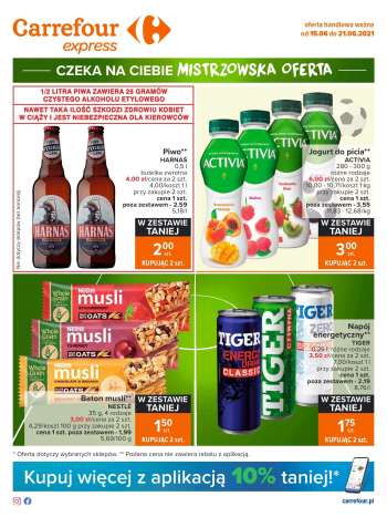 Gazetka Carrefour Express - 15.6.2021 - 21.6.2021.