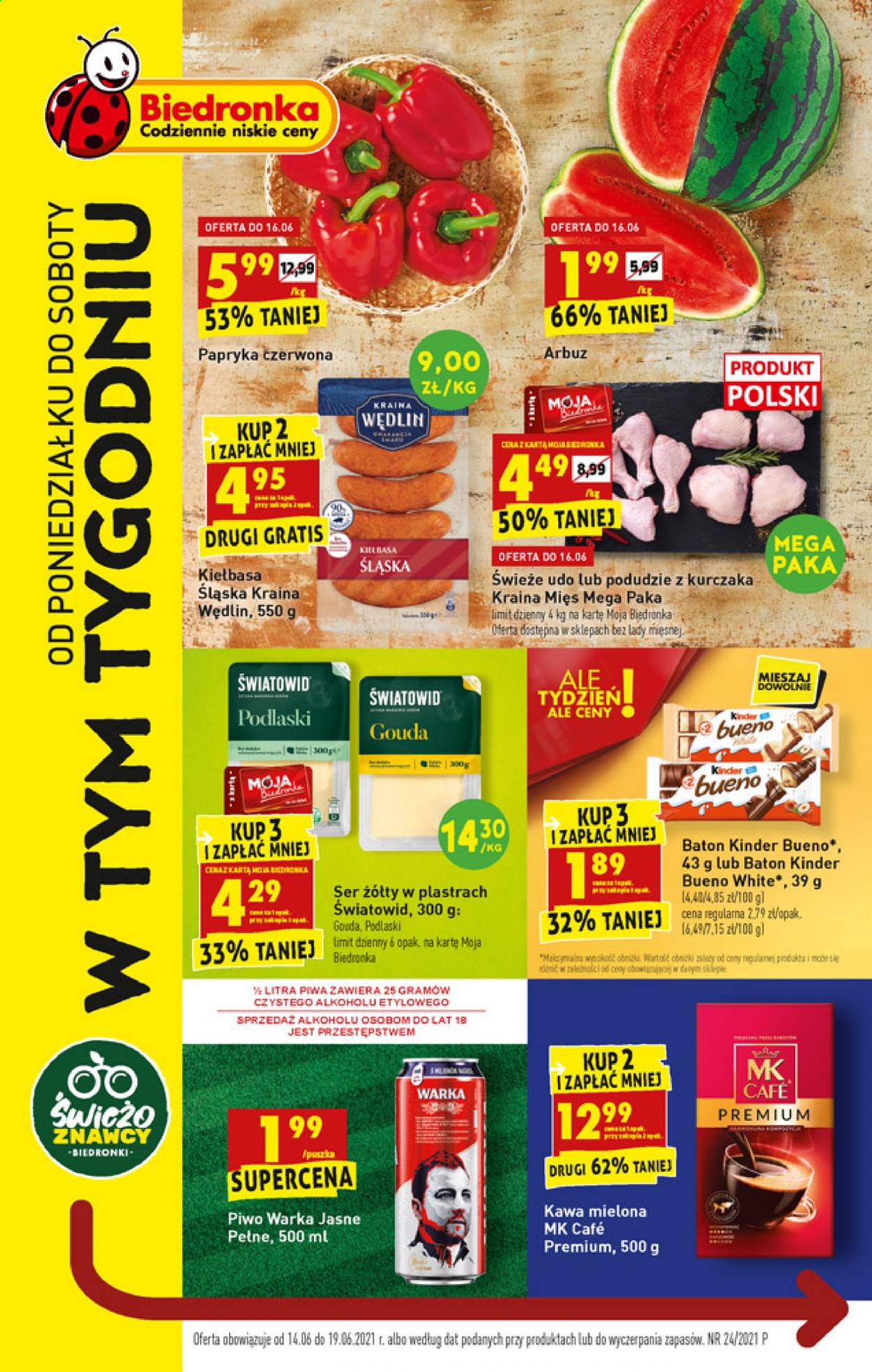 Gazetka Biedronka - 14.06.2021 - 19.06.2021. Strona 1