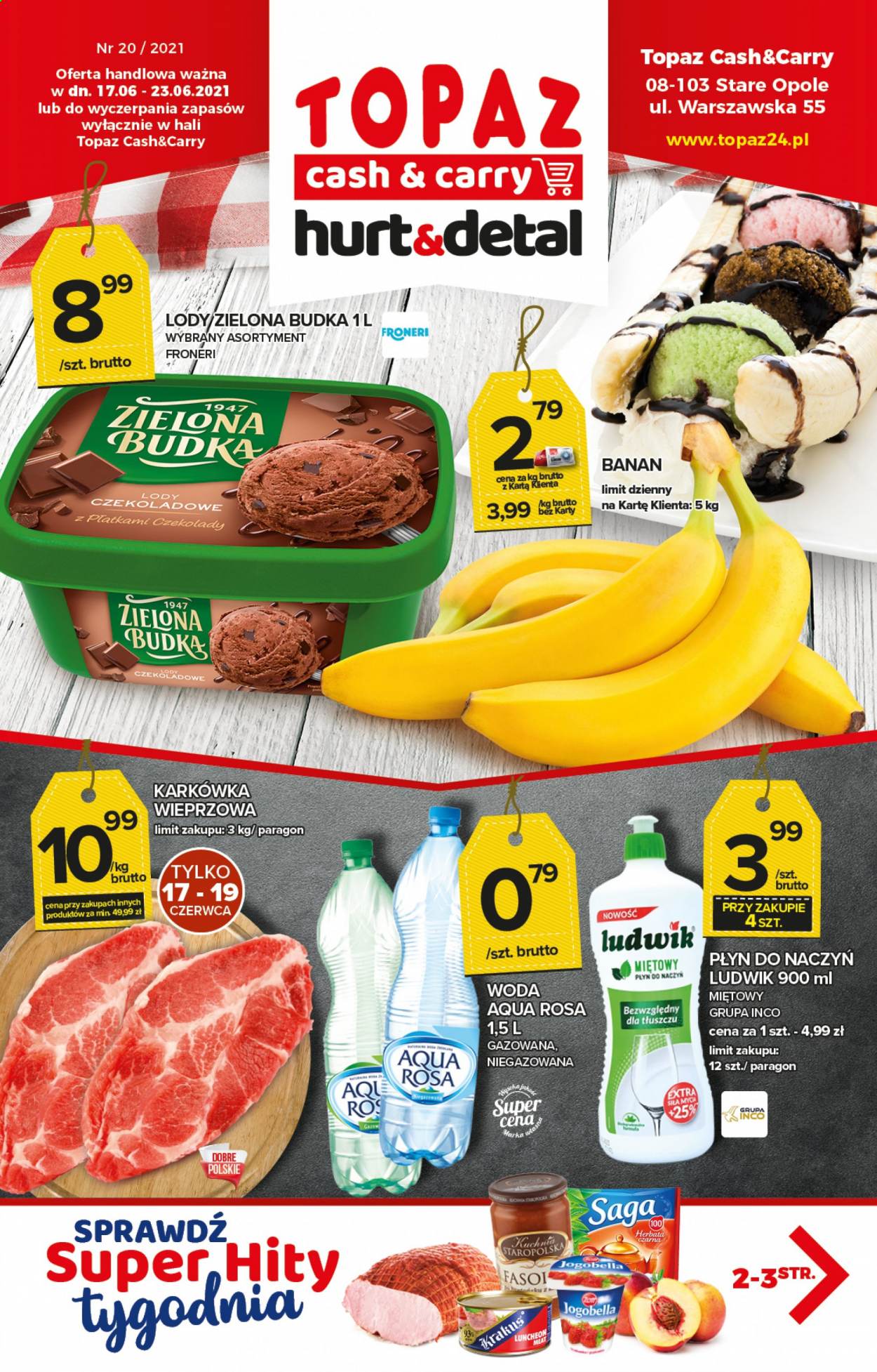 Leták Topaz Cash&Carry - 17.6.2021 - 23.6.2021. Strana 1