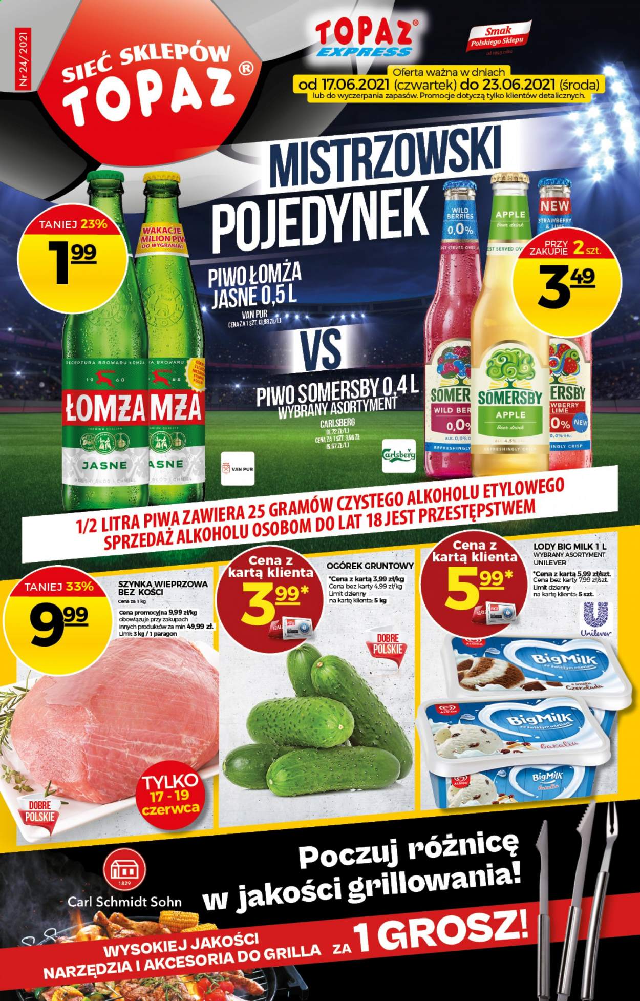 Gazetka Topaz - 17.06.2021 - 23.06.2021. Strona 1
