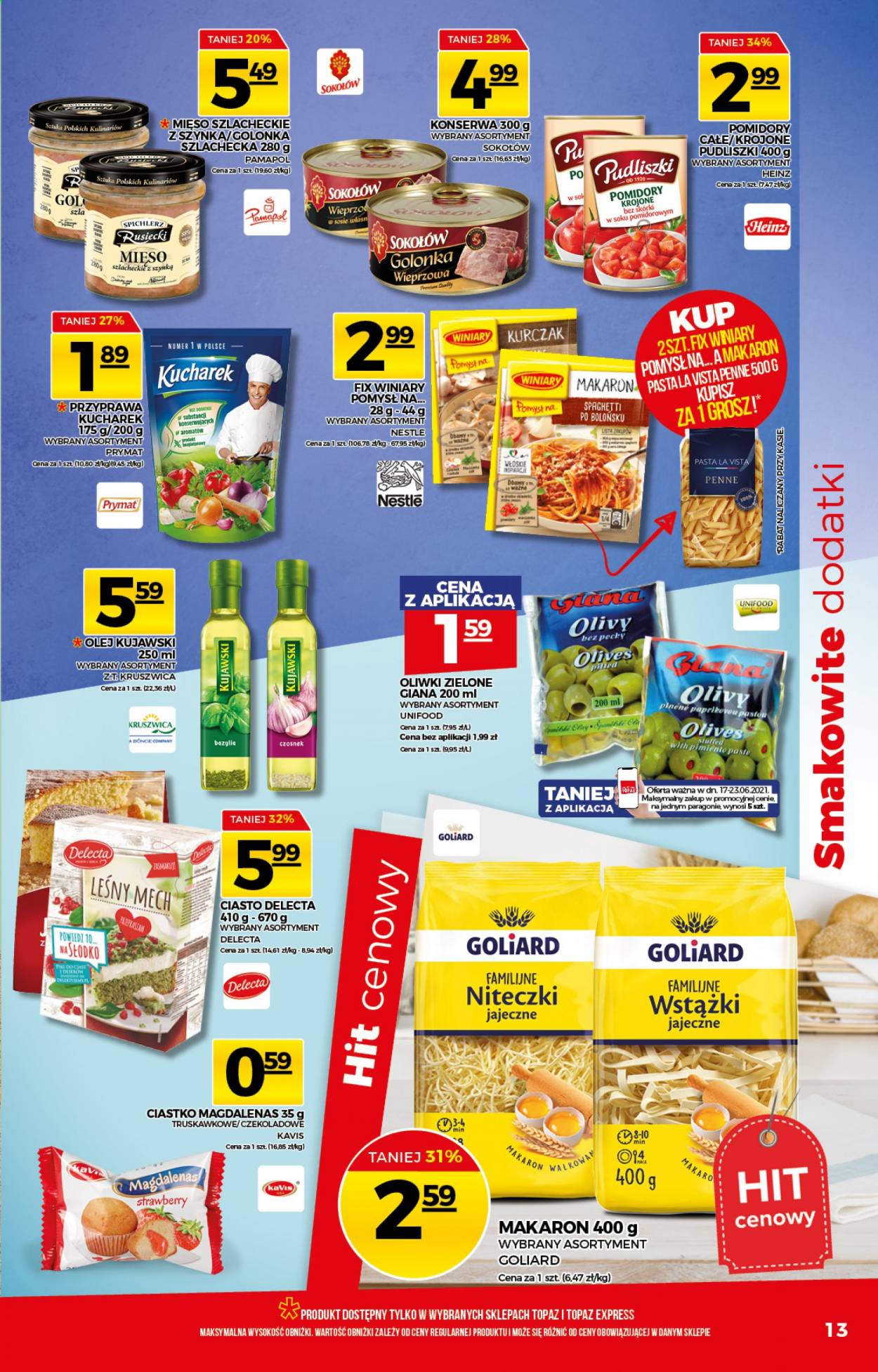 Gazetka Topaz - 17.06.2021 - 23.06.2021. Strona 13